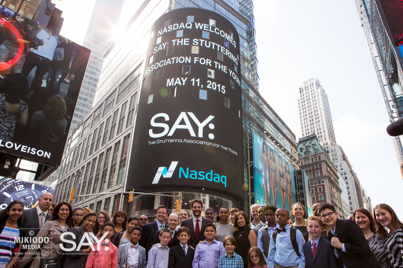 SAY kids at NASDAQ