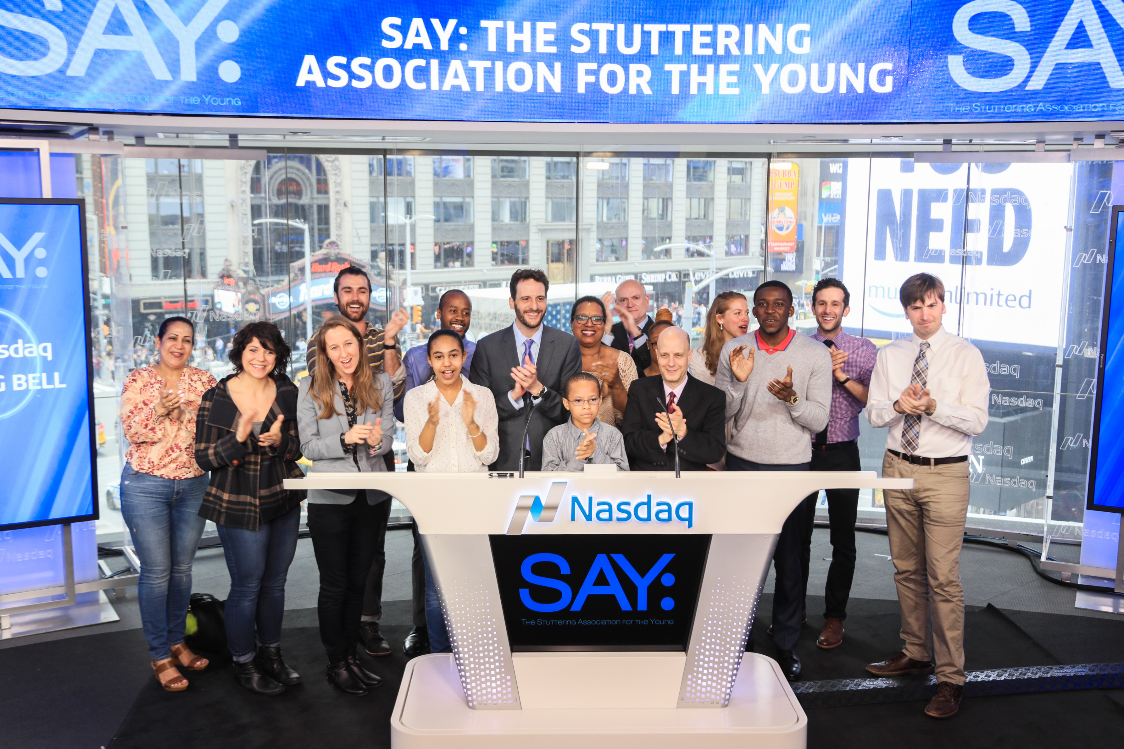 World SAY Day at NASDAQ