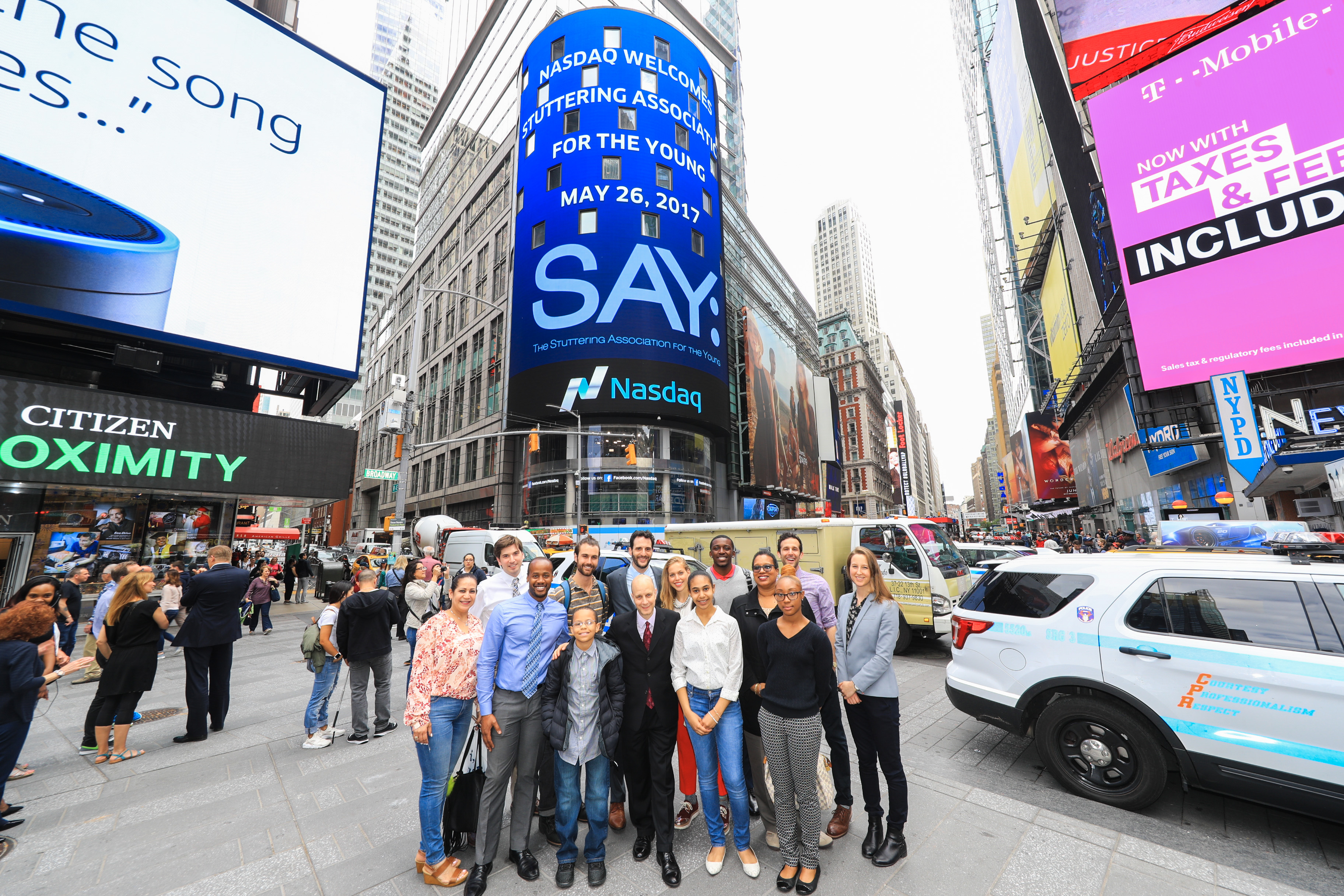 World SAY Day at NASDAQ