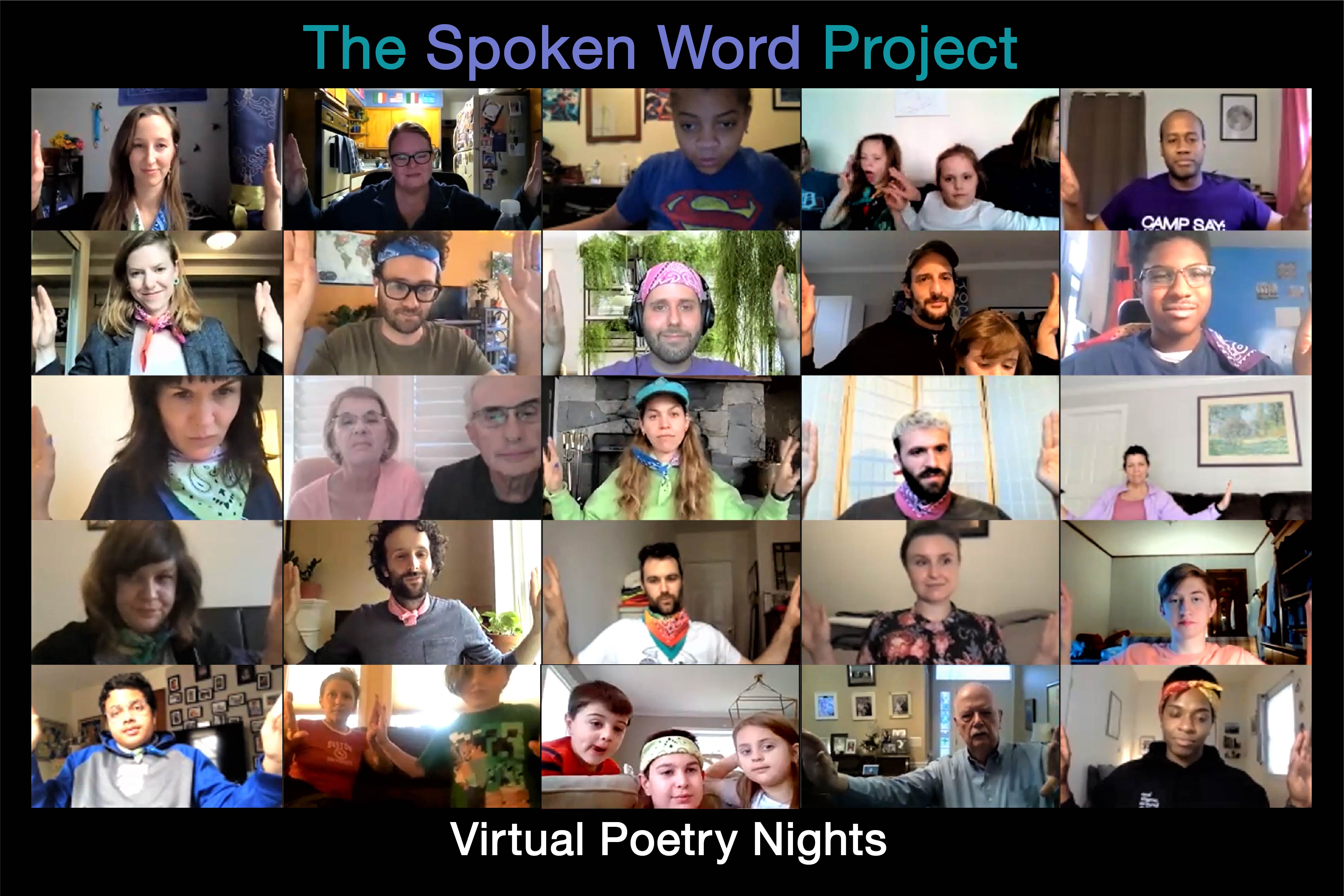 Confident Voices Spoken Word Project &#8211; VIRTUAL POETRY NIGHTS!