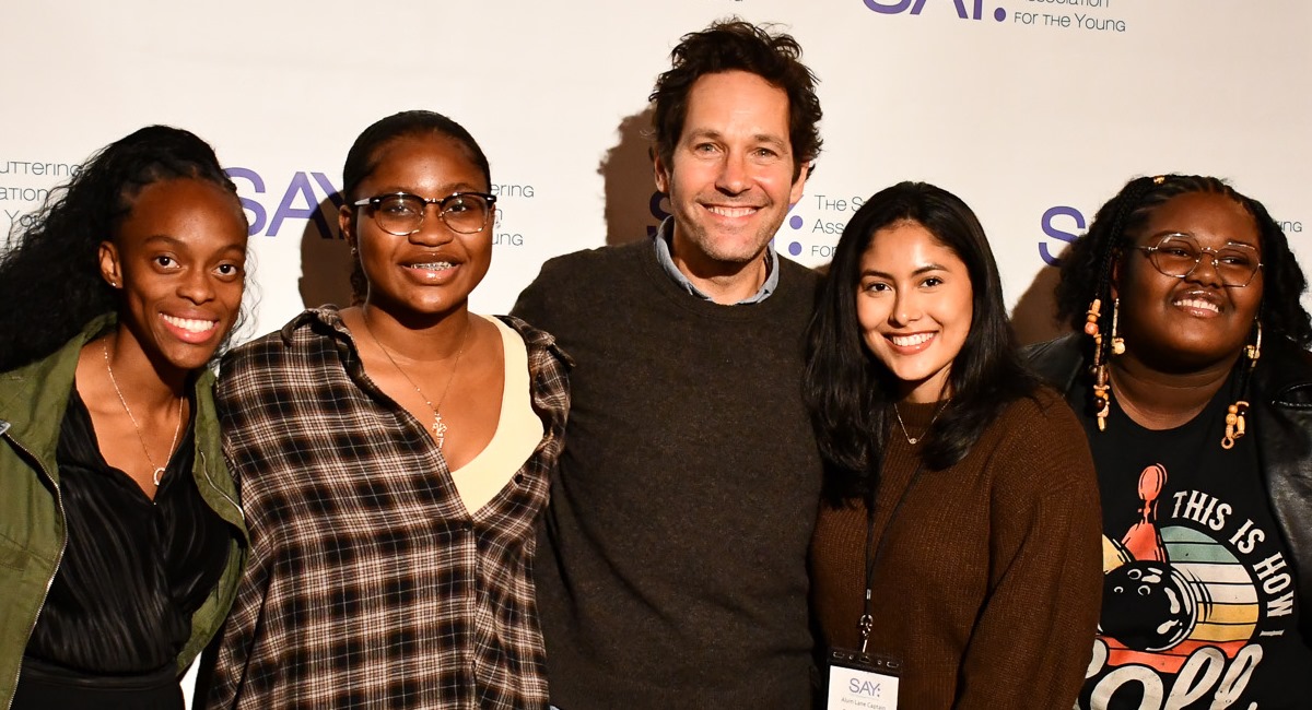 ‘ANT MAN’ ACTOR PAUL RUDD IS A GIANT AT BENEFIT TO HELP STUTTERING CHILDREN (PHOTOS!)